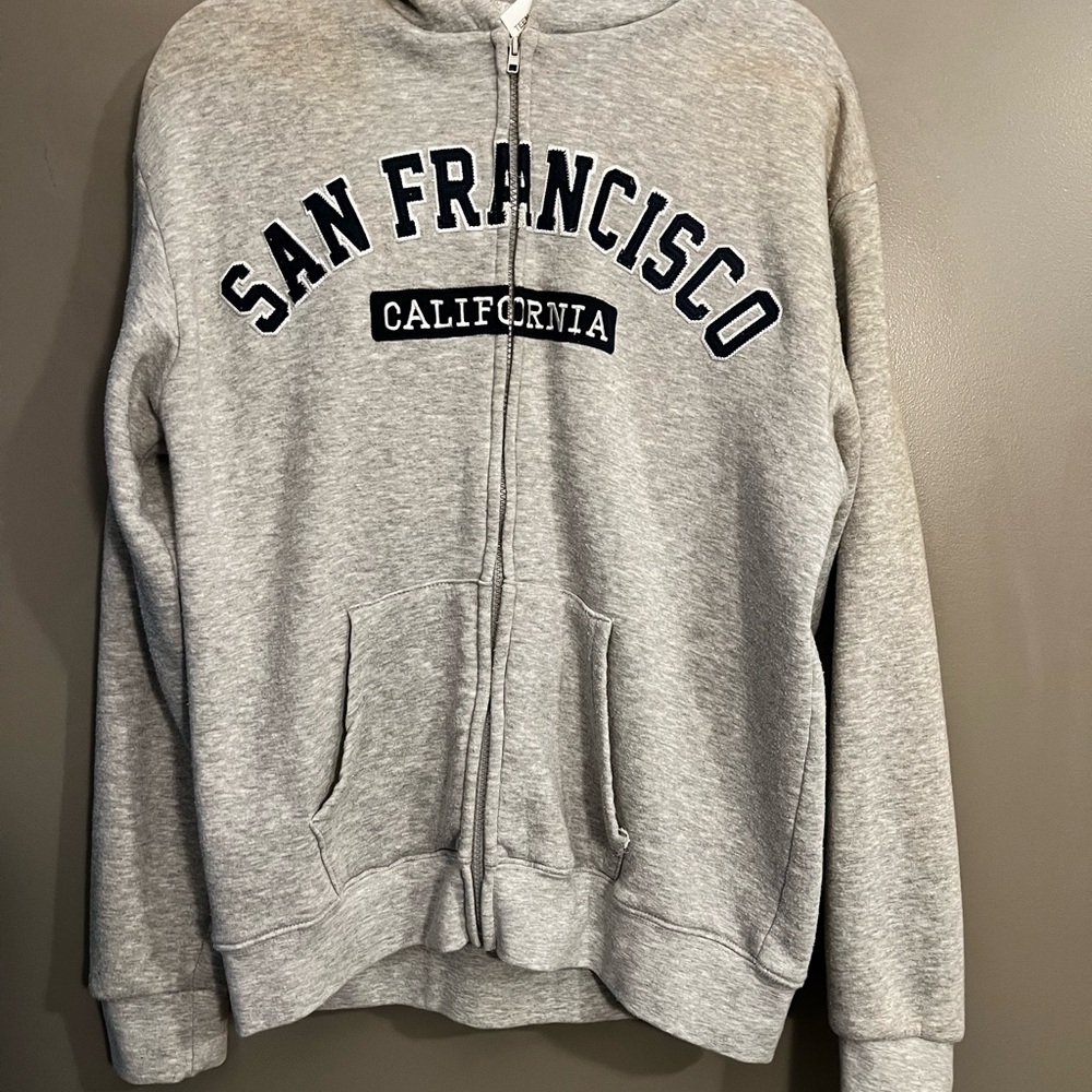 Gray San Francisco California Hoodie